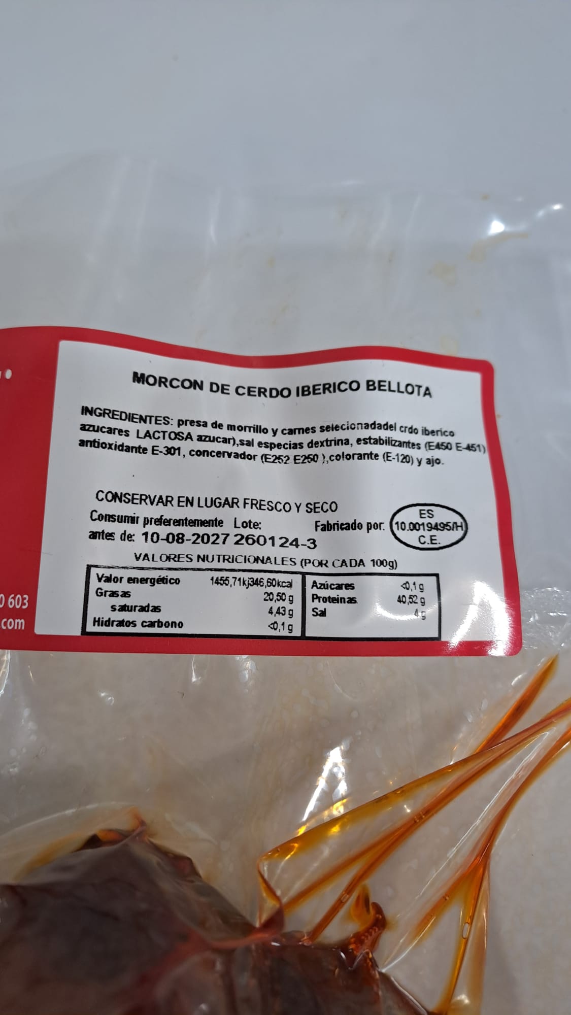 Morcón de cerdo Ibérico de Bellota - Imagen 2