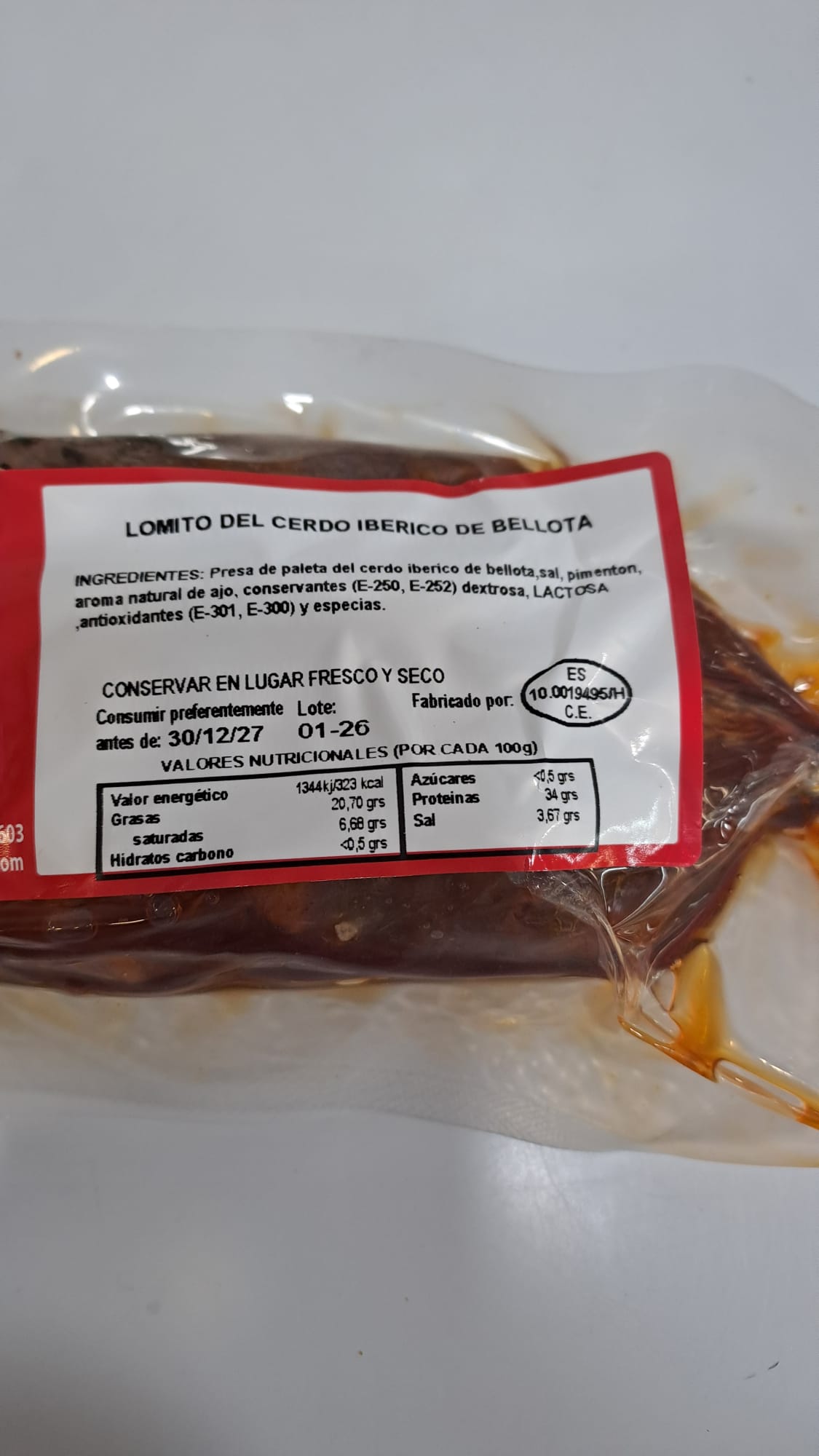 Lomito de cerdo Ibérico de Bellota - Imagen 2